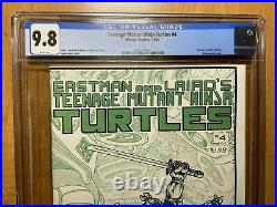 Teenage Mutant Ninja Turtles #4 CGC 9.8 White Pages