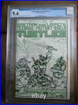 Teenage Mutant Ninja Turtles #4 Cgc 9.6 -1st Printing Mirage Studios (1985)