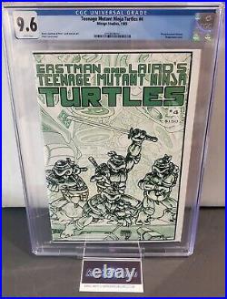 Teenage Mutant Ninja Turtles #4 First Print CGC 9.6 1985 Mirage, HOT BOOK