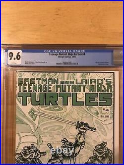 Teenage Mutant Ninja Turtles #4 First Printing 9.6 CGC Grading