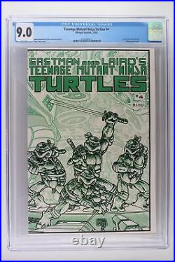 Teenage Mutant Ninja Turtles #4 Mirage 1985 CGC 9.0 Pin-up by Jason Sklaver