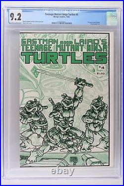 Teenage Mutant Ninja Turtles #4 Mirage 1985 CGC 9.2 Pin-up by Jason Sklaver