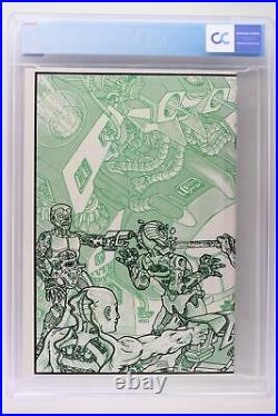 Teenage Mutant Ninja Turtles #4 Mirage 1985 CGC 9.2 Pin-up by Jason Sklaver