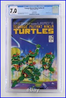 Teenage Mutant Ninja Turtles #4 Mirage Studios 1987 CGC 7.0 2nd print