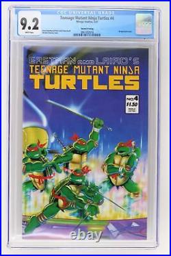 Teenage Mutant Ninja Turtles #4 Mirage Studios 1987 CGC 9.2 2nd Print