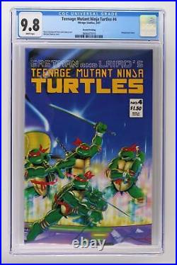 Teenage Mutant Ninja Turtles #4 Mirage Studios 1987 CGC 9.8 2nd Print