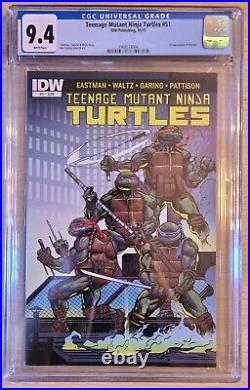 Teenage Mutant Ninja Turtles #51 CGC 9.4 1st Appearance of Jennika IDW 2015 TMNT