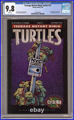 Teenage Mutant Ninja Turtles #51 CGC 9.8 1992 3937860015