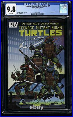Teenage Mutant Ninja Turtles #51 CGC NM/M 9.8 White Pages 1st Jennika