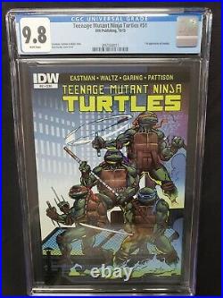Teenage Mutant Ninja Turtles #51 Jennika 1st Appearance IDW 2015 CGC 9.8 NM+/MT