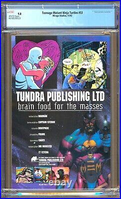 Teenage Mutant Ninja Turtles #53 (1992) CGC 9.8 WP Laird City at War Part 4
