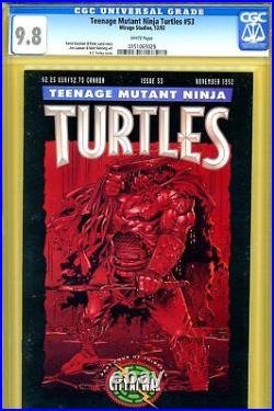 Teenage Mutant Ninja Turtles #53 CGC graded 9.8 HIGHEST GRADED City At War
