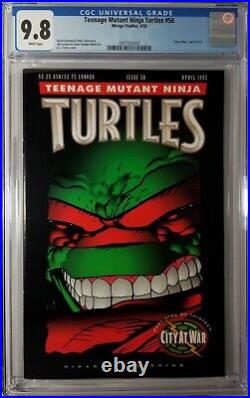 Teenage Mutant Ninja Turtles #58 CGC 9.8 NM/MT City at War Part 9