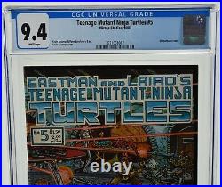 Teenage Mutant Ninja Turtles #5 (1985) CGC 9.4 Kevin Eastman Mirage Studios