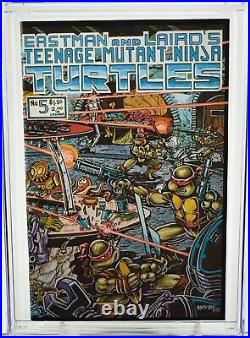 Teenage Mutant Ninja Turtles #5 1985 CGC 9.8 Wraparound Cover Eastman & Laird