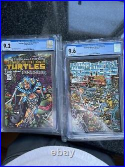 Teenage Mutant Ninja Turtles 5 And 8 CGC 9.6 9.2 Lot Mirage Comics 1985 Eastman