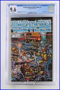 Teenage Mutant Ninja Turtles #5 Mirage 1985 CGC 9.6 Wraparound cover
