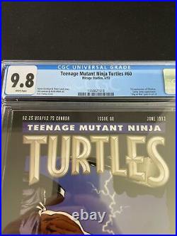 Teenage Mutant Ninja Turtles 60 CGC 9.8 Mirage Eastman Laird 1st Print White pgs