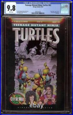 Teenage Mutant Ninja Turtles # 62 CGC 9.8 White (Mirage, 1993) Rare Last Issue