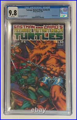 Teenage Mutant Ninja Turtles #6 CGC 9.8 1986 White Pages