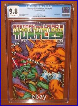 Teenage Mutant Ninja Turtles #6 CGC 9.8 WHITE pages! A CGC TOP 50 copy! 12HDpix