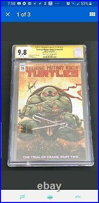 Teenage Mutant Ninja Turtles #74 Marat Planet Awesome Collectibles CGC 9.8 SS