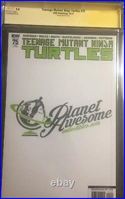 Teenage Mutant Ninja Turtles #75 Cgc Ss 9.8 Sketch Variant Signed Kevin Eastman