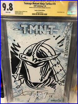 Teenage Mutant Ninja Turtles #78 (IDW) CGC 9.8 Shredder Kevin Eastman Sketch