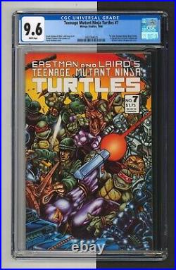 Teenage Mutant Ninja Turtles #7, CGC 9.6, Eastman, White Pages, Key, Mirage 1986