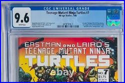 Teenage Mutant Ninja Turtles #7 CGC 9.6 Wraparound Cover-1st Color Turtles Story