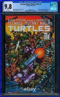 Teenage Mutant Ninja Turtles #7? CGC 9.8? 1st Color TMNT! Mirage Studios 1986