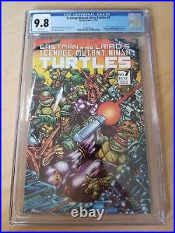 Teenage Mutant Ninja Turtles #7 CGC 9.8 (Mirage) 1st color TMNT, origin story