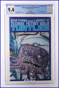 Teenage Mutant Ninja Turtles #7 Mirage Studios 1989 CGC 9.4 2nd Print