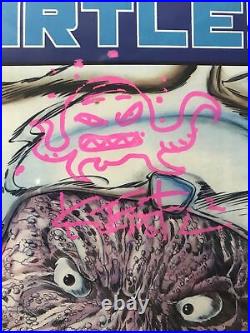 Teenage Mutant Ninja Turtles 7 cgc 9.2 2nd Print Signed & Sketch Kevin Eastman