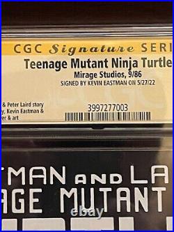 Teenage Mutant Ninja Turtles #9 (1986 Mirage) CGC Signature Series 9.0 Eastman