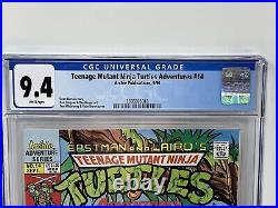 Teenage Mutant Ninja Turtles Adventures #14 CGC 9.4 Archie Series Graded Comic