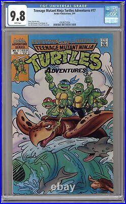 Teenage Mutant Ninja Turtles Adventures #17 CGC 9.8 1991 4369621004