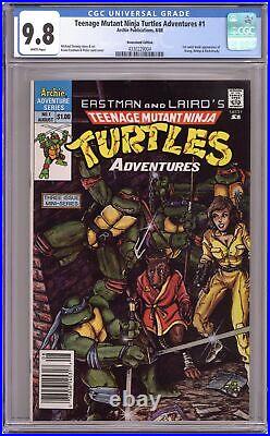 Teenage Mutant Ninja Turtles Adventures 1N Newsstand CGC 9.8 1988 4330229004