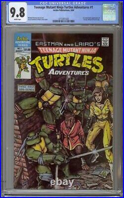 Teenage Mutant Ninja Turtles Adventures #1 /1988 / CGC 9.8 / WHITE PAGES