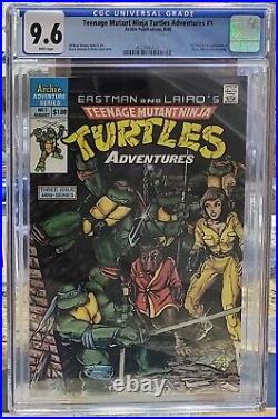 Teenage Mutant Ninja Turtles Adventures #1 (1988) CGC Graded 9.6 Archie Pub