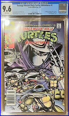 Teenage Mutant Ninja Turtles Adventures #1 (1989) CGC 9.6 NEWSSTAND Archie KEY