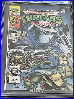 Teenage Mutant Ninja Turtles Adventures #1 (1989)? Graded 9.6 WHITE Pages by CGC