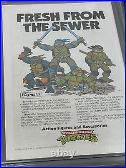 Teenage Mutant Ninja Turtles Adventures #1 (1989)? Graded 9.6 WHITE Pages by CGC