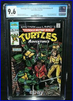 Teenage Mutant Ninja Turtles Adventures #1 1st App Krang CGC Grade 9.6 1988