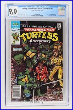 Teenage Mutant Ninja Turtles Adventures #1 Archie 1988 CGC 9.0 Newsstand