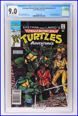 Teenage Mutant Ninja Turtles Adventures #1 Archie 1988 CGC 9.0 Newstand