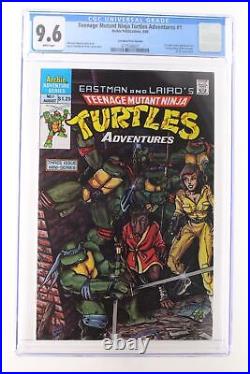 Teenage Mutant Ninja Turtles Adventures #1 Archie 1988 CGC 9.6 CANADIAN
