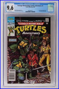 Teenage Mutant Ninja Turtles Adventures #1 Archie 1988 CGC 9.6 Newsstand