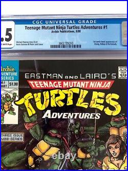 Teenage Mutant Ninja Turtles Adventures #1 CGC 7.5 (1988) TMNT