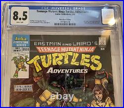 Teenage Mutant Ninja Turtles Adventures #1? CGC 8.5? White Pages Newsstand Mini